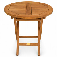 Klapptisch Pesero Teak Rund 50cm Wetterfest 2